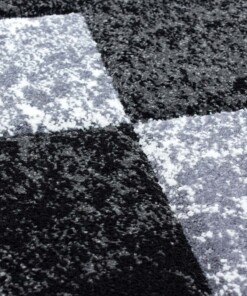 Dywan nowoczesny - Hawaii czarny - close up materiaal, thumbnail Dywan nowoczesny - Hawaii czarny - close up materiaal, thumbnail