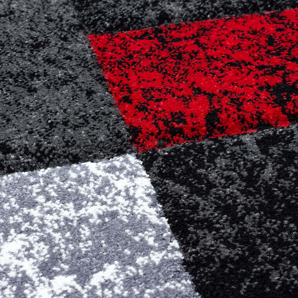 Chodnik nowoczesny - Hawaii czerwony - close up materiaal Chodnik nowoczesny - Hawaii czerwony - close up materiaal