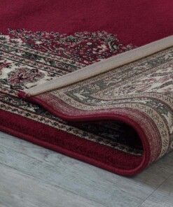 Dywan perski - Royalty Kashan czerwony - close up vouw