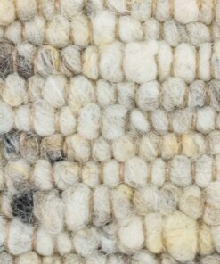 Dywan wełniany - Veve beż/szary - close up materiaal, thumbnail Dywan wełniany - Veve beż/szary - close up materiaal, thumbnail