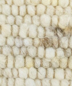 Dywan wełniany - Veve beż/cream - close up materiaal, thumbnail Dywan wełniany - Veve beż/cream - close up materiaal, thumbnail