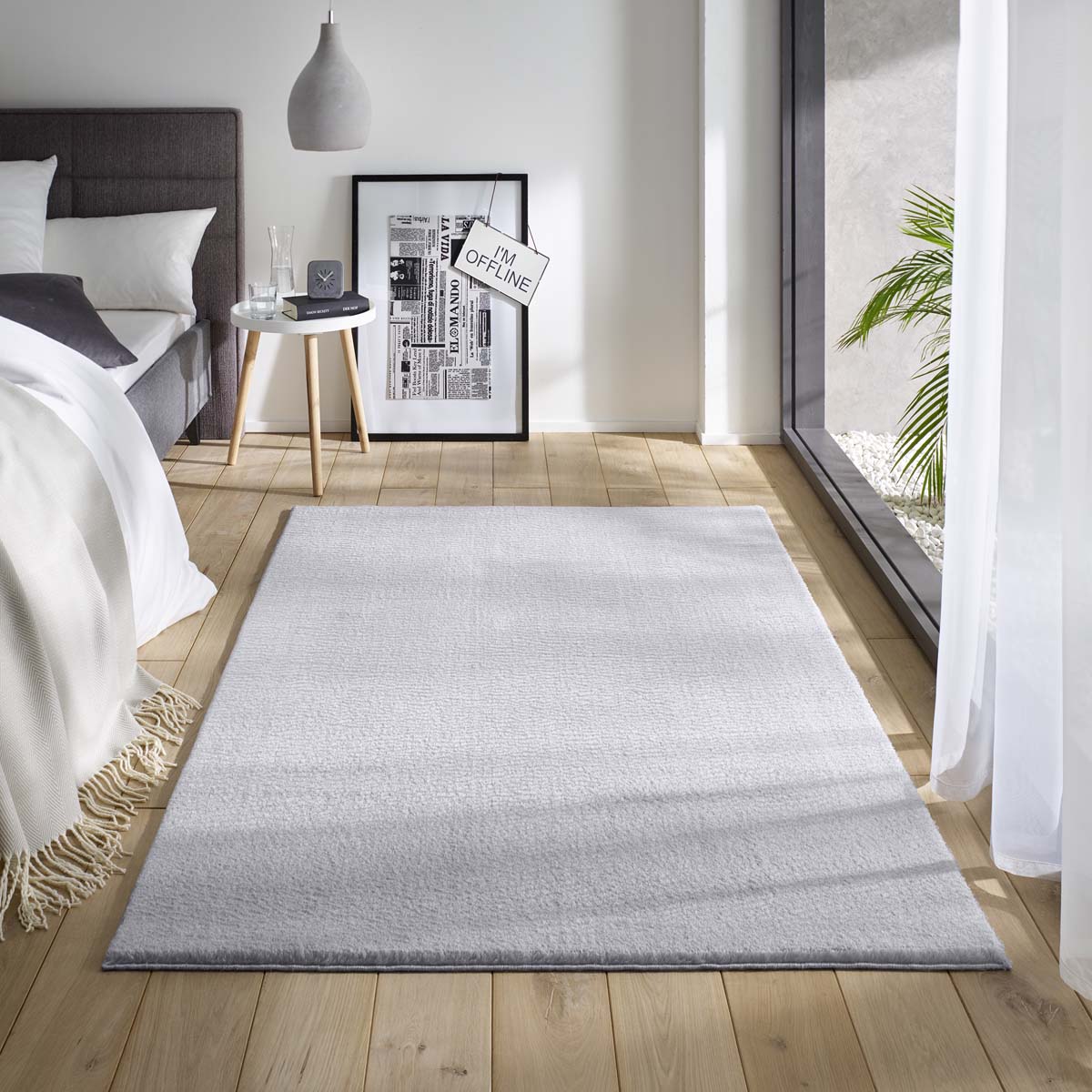 Dywan miękki - Loft szary (można prać w 30°C) - sfeer Dywan miękki - Loft szary (można prać w 30°C) - sfeer