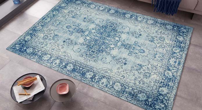 Blue rugs