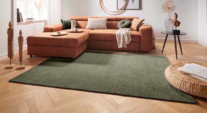 Green rugs