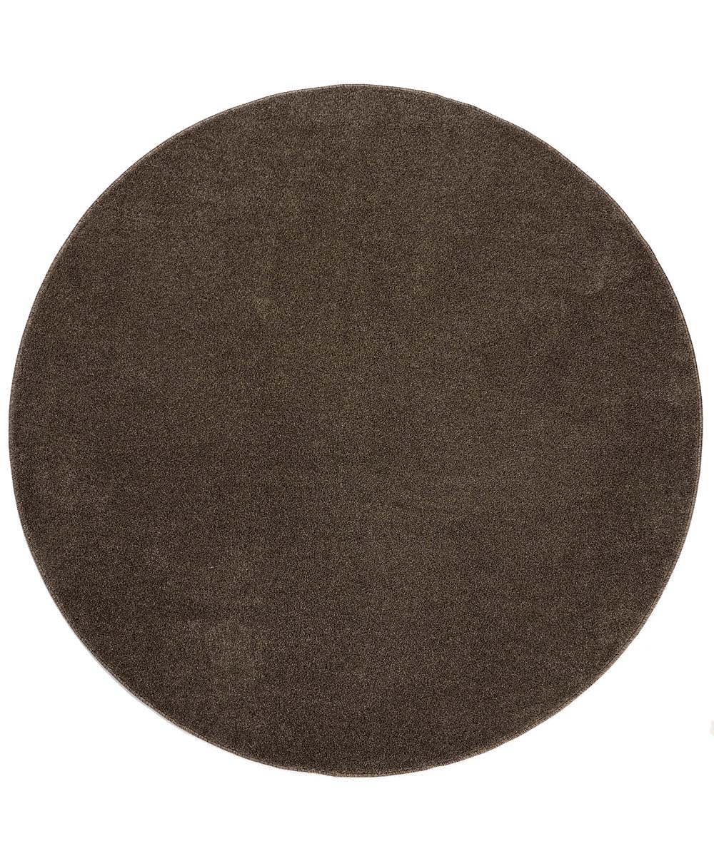 Dywan okrągły - Fine mocha - overzicht boven Dywan okrągły - Fine mocha - overzicht boven