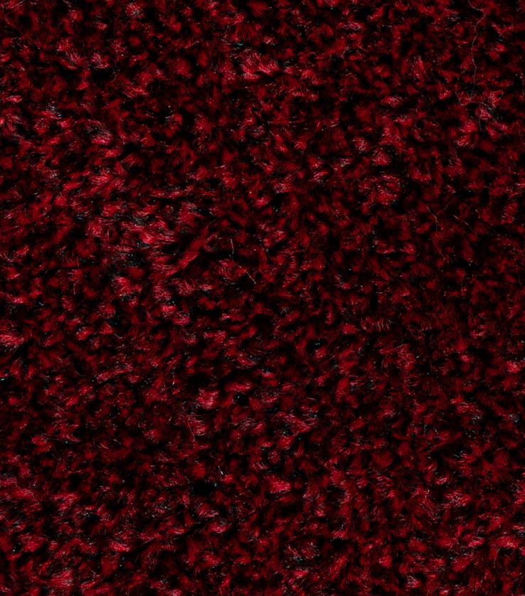 Dywan okrągły - Fine czerwony - close up materiaal Dywan okrągły - Fine czerwony - close up materiaal