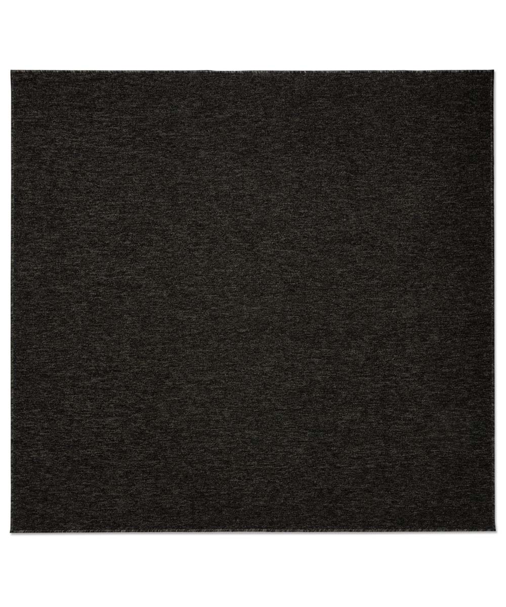 Dywan kwadratowy z krótkim włosiem - Lush antracytowy - overzicht boven Dywan kwadratowy z krótkim włosiem - Lush antracytowy - overzicht boven