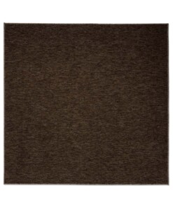 Dywan kwadratowy z krótkim włosiem - Lush brązowy - overzicht boven Dywan kwadratowy z krótkim włosiem - Lush brązowy - overzicht boven
