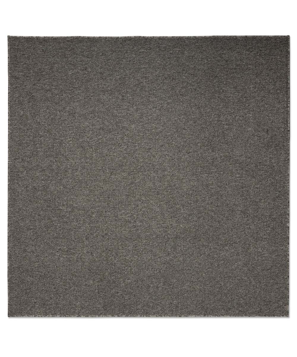 Dywan kwadratowy z krótkim włosiem - Lush szary - overzicht boven Dywan kwadratowy z krótkim włosiem - Lush szary - overzicht boven