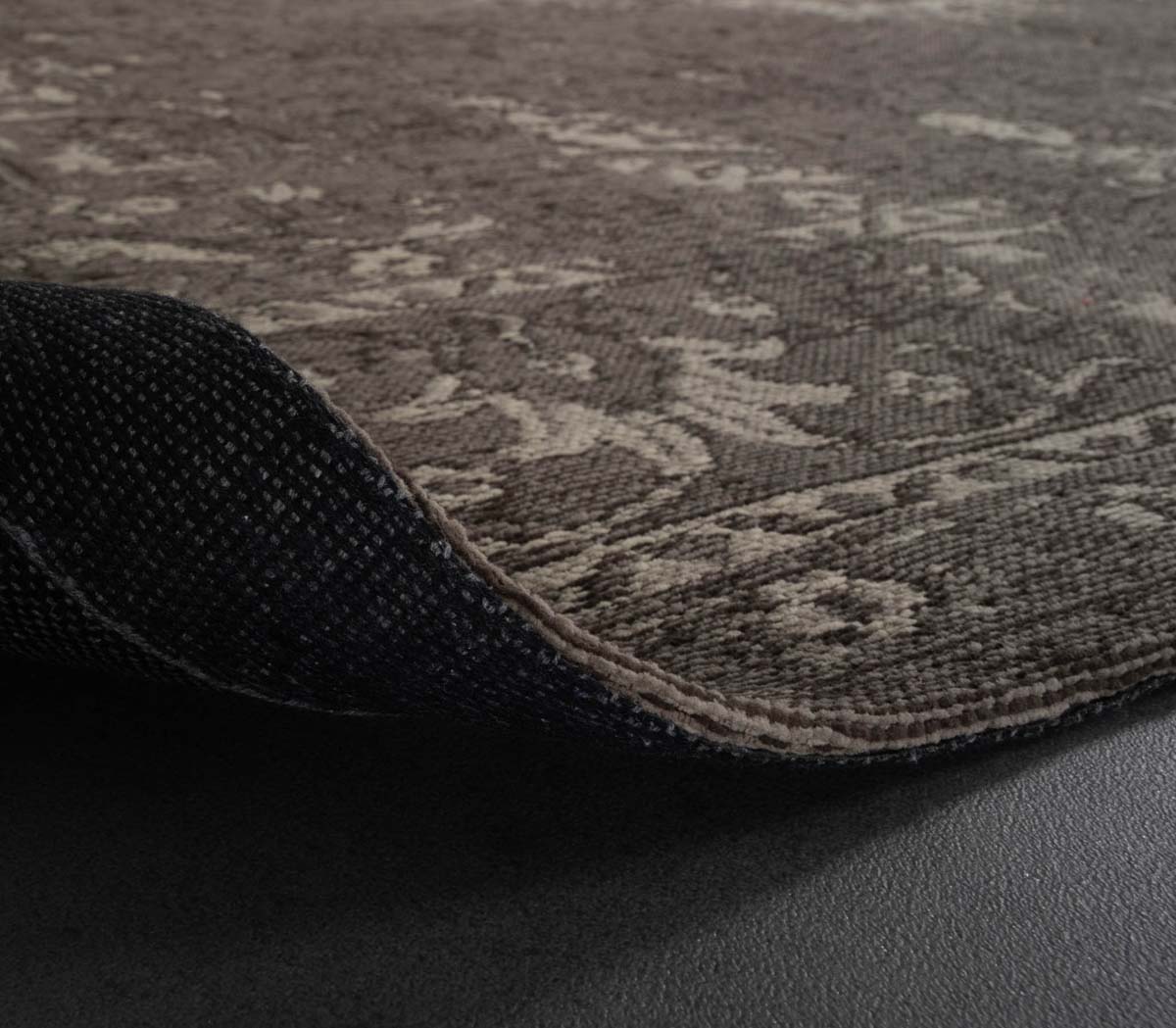 Dywan vintage - Nomad szary/taupe - close up vouw Dywan vintage - Nomad szary/taupe - close up vouw
