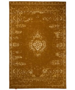 Dywan vintage - Nomad musztardowy - overzicht boven