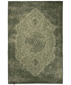 Dywan vintage - Village zielony - overzicht boven, thumbnail