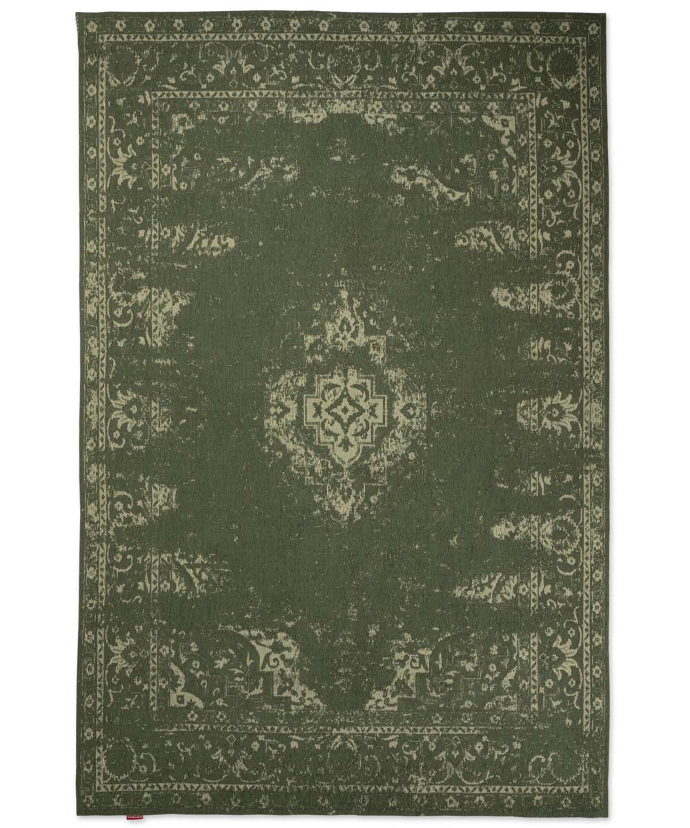 Dywan vintage - Nomad zielony - overzicht boven Dywan vintage - Nomad zielony - overzicht boven