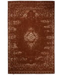 Dywan vintage - Nomad rdzawobrązowy - overzicht boven