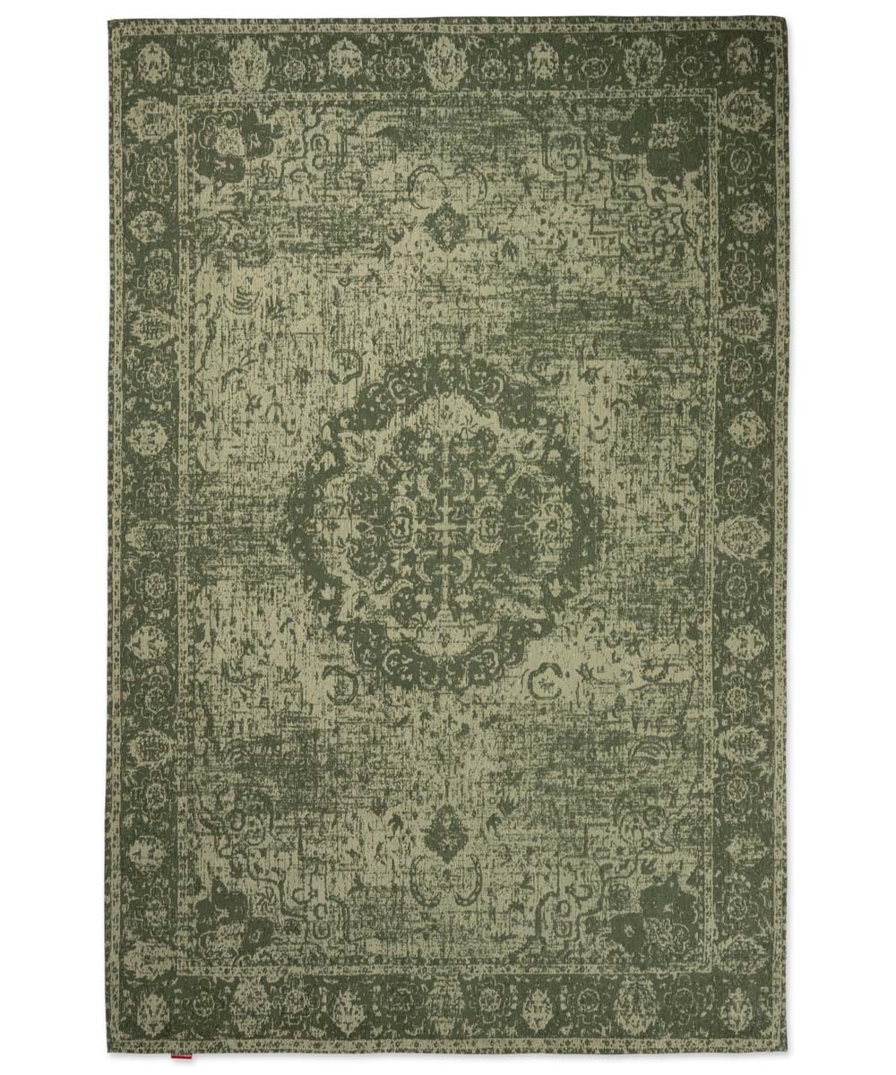 Dywan vintage - Traditions zielony - overzicht boven Dywan vintage - Traditions zielony - overzicht boven