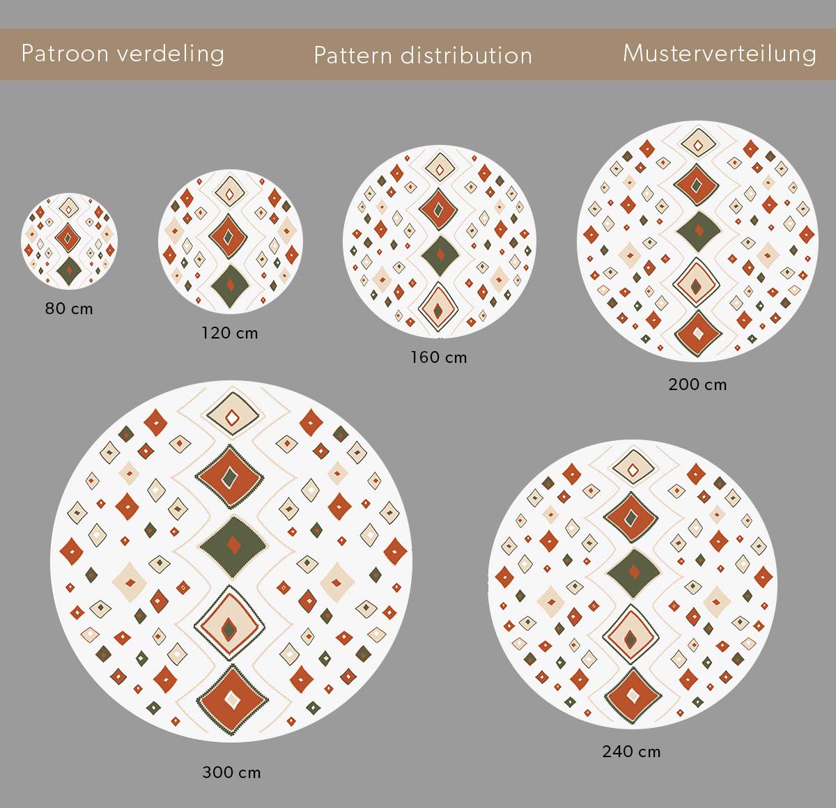 Dywan okrągły z długim włosiem - Artisan beż/multi Dywan okrągły z długim włosiem - Artisan beż/multi