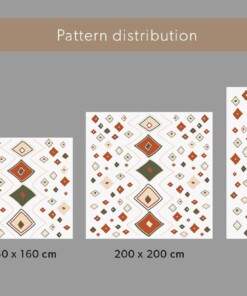 Dywan kwadratowy z długim włosiem - Artisan beż/multi