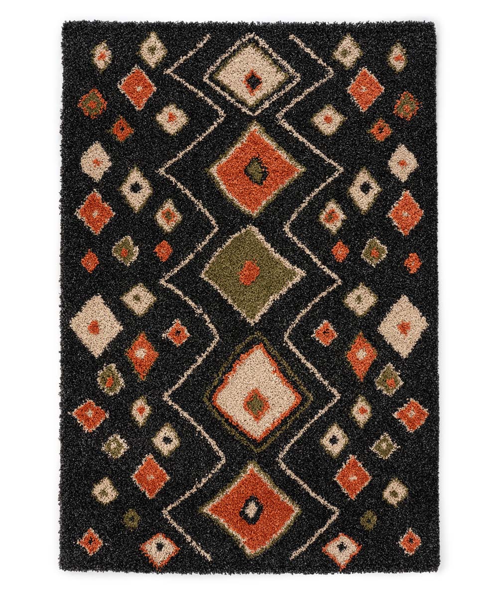 Dywan boho - Artisan antracyt/multi - overzicht Dywan boho - Artisan antracyt/multi - overzicht