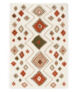 Chodnik boho - Artisan biały/wielowymiarowy - overzicht