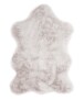 Dywan dziecięcy z owieczką - Fluffy jasnoszary - overzicht boven, thumbnail