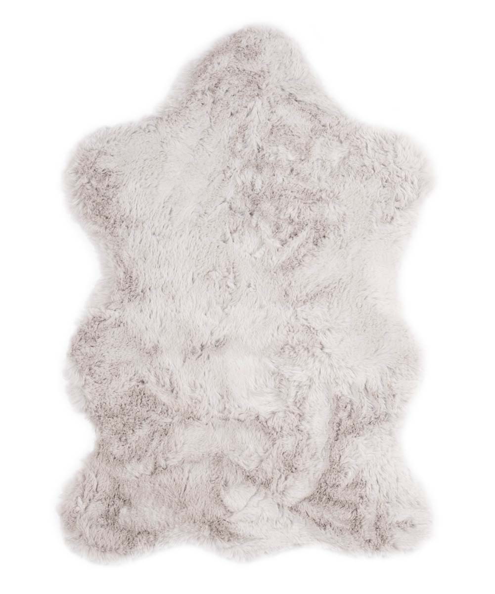 Dywan dziecięcy z owieczką - Fluffy jasnoszary - overzicht boven Dywan dziecięcy z owieczką - Fluffy jasnoszary - overzicht boven