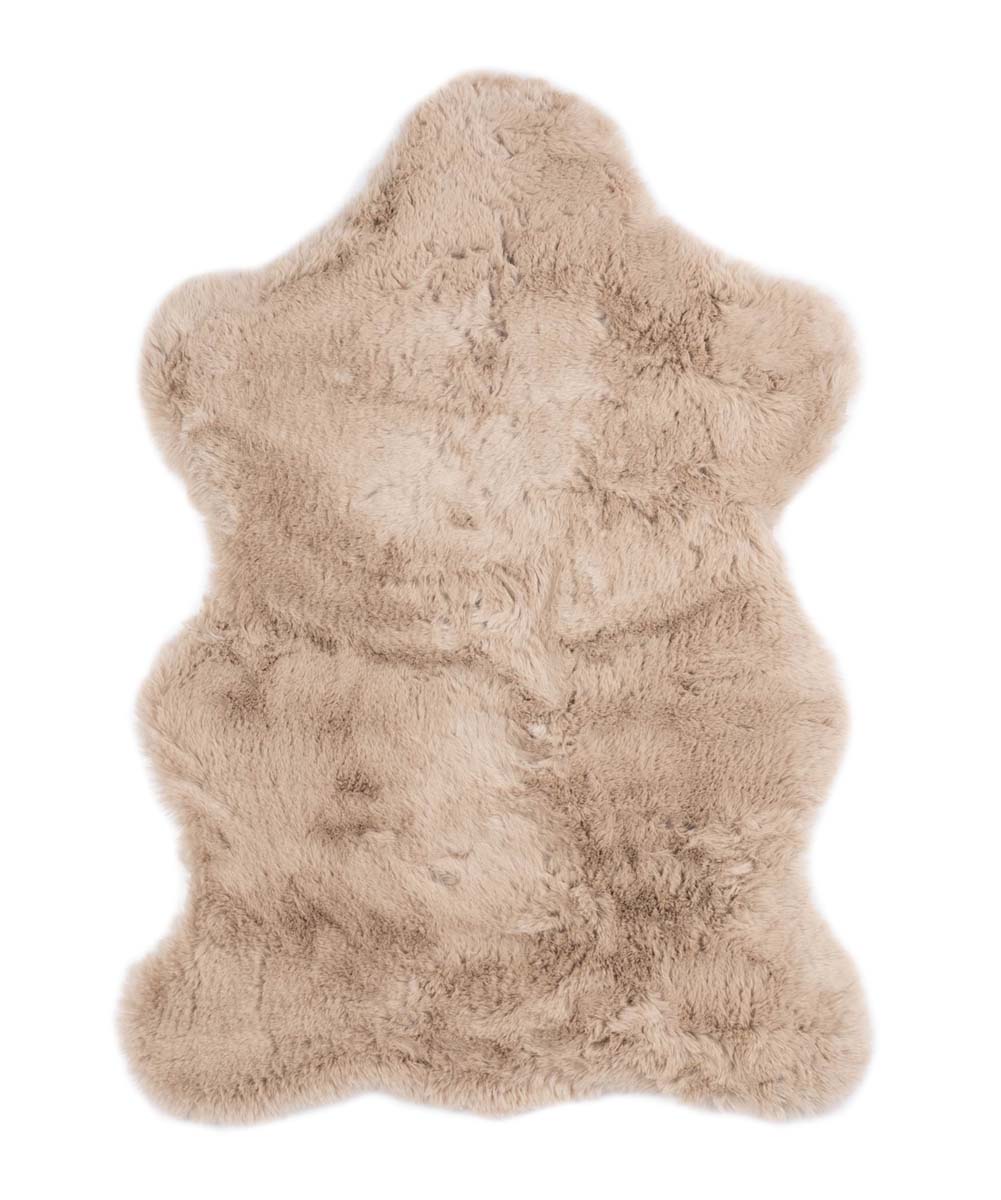 Dywan dziecięcy z owieczką - Fluffy taupe - overzicht boven Dywan dziecięcy z owieczką - Fluffy taupe - overzicht boven