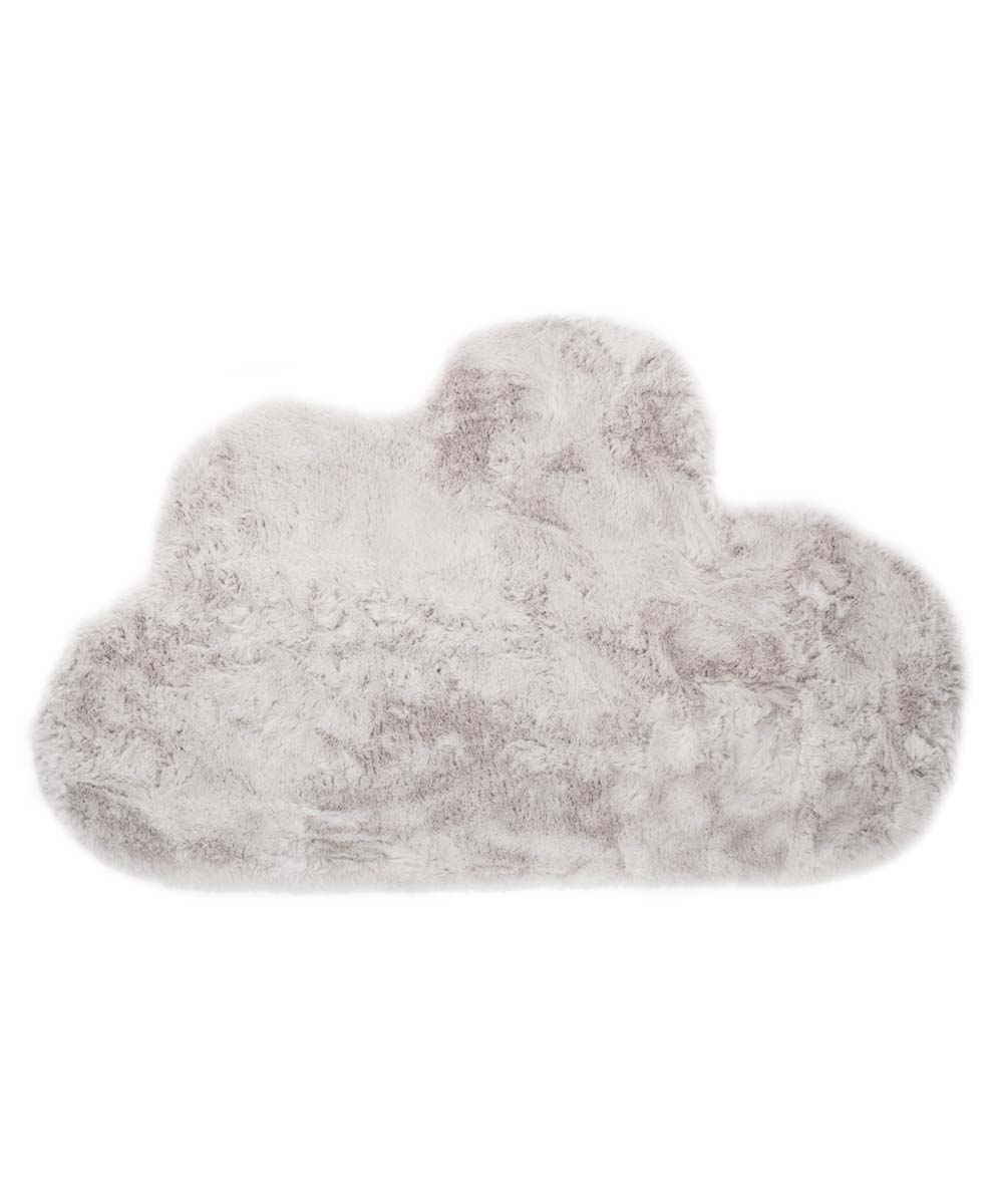 Dywan dziecięcy w chmurki - Fluffy jasnoszary - overzicht boven Dywan dziecięcy w chmurki - Fluffy jasnoszary - overzicht boven