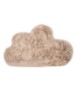 Dywan dziecięcy w chmurki - Fluffy taupe - overzicht boven, thumbnail