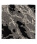 Dywan kwadratowy marmurowy - Marble Artisan szary - overzicht, thumbnail