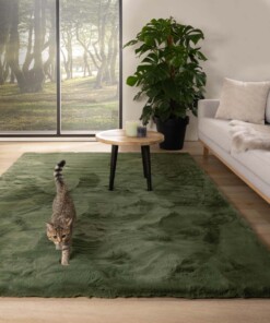 Dywan puszysty - Comfy plus oliwkowy - sfeer Dywan puszysty - Comfy plus oliwkowy - sfeer