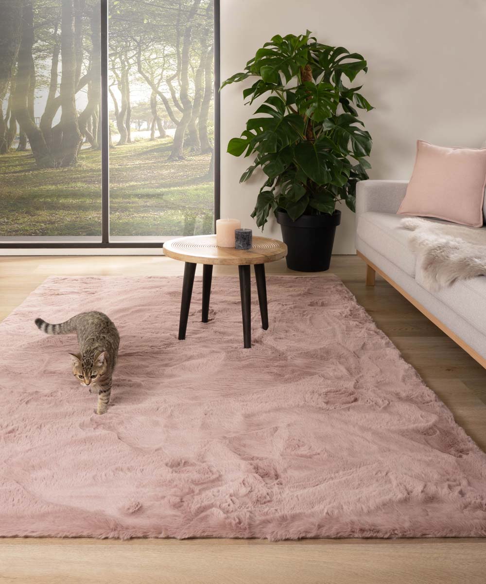 Dywan puszysty - Comfy plus różowy - sfeer Dywan puszysty - Comfy plus różowy - sfeer