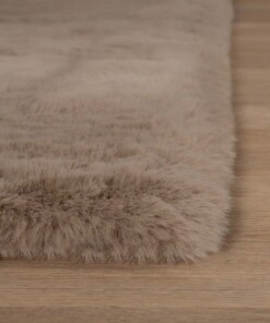 Dywan puszysty - Comfy plus taupe - close up, thumbnail