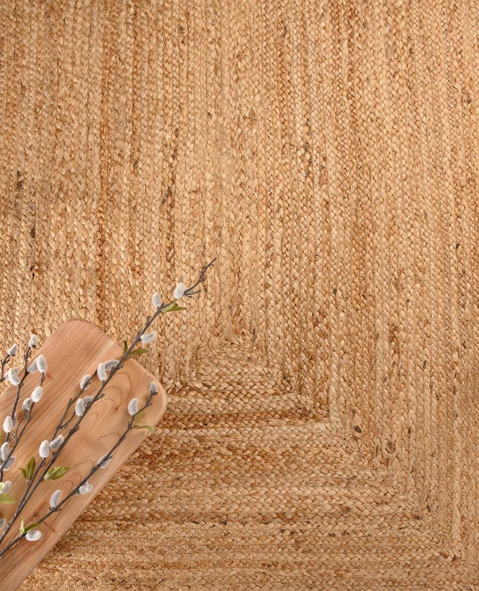 Chodnik jutowy - Boho & me naturalne - close up Chodnik jutowy - Boho & me naturalne - close up