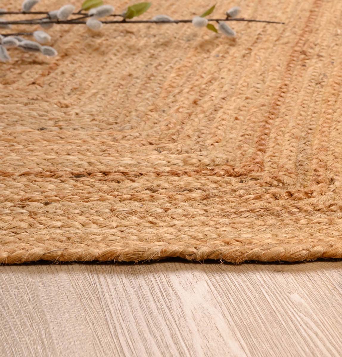 Chodnik jutowy - Boho & me naturalne - close up Chodnik jutowy - Boho & me naturalne - close up