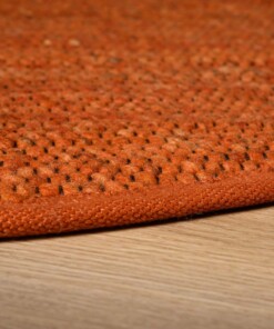 Dywan owalny wełniany - Lett koniak - close up, thumbnail Dywan owalny wełniany - Lett koniak - close up, thumbnail
