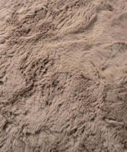 Dywan owalny z długim włosiem - Comfy plus taupe - close up, thumbnail Dywan owalny z długim włosiem - Comfy plus taupe - close up, thumbnail