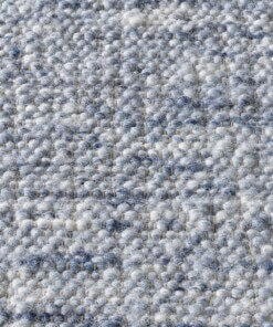 Chodnik wełniany - Bokn niebieski - close up materiaal, thumbnail