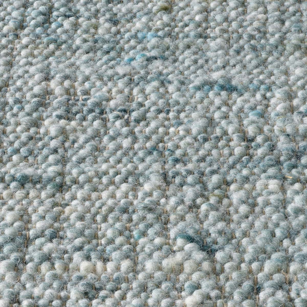 Dywan wełniany - Bokn jasnoniebieski - close up materiaal Dywan wełniany - Bokn jasnoniebieski - close up materiaal