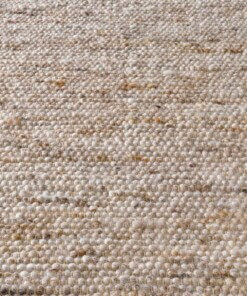 Dywan wełniany - Bokn beżowy - close up materiaal, thumbnail Dywan wełniany - Bokn beżowy - close up materiaal, thumbnail