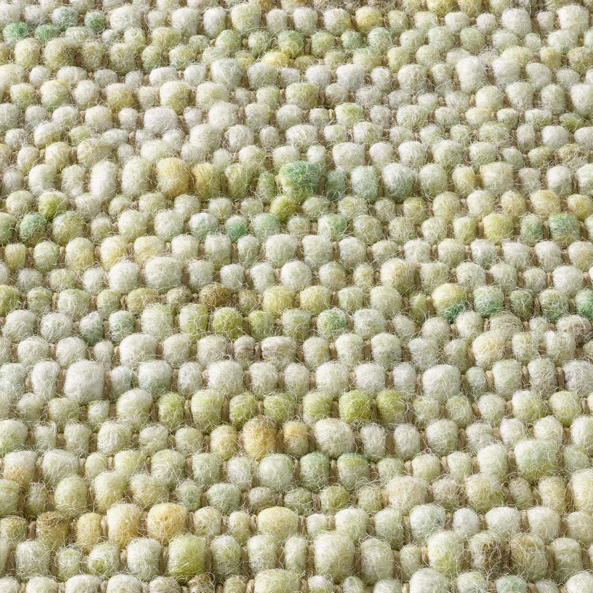 Dywan wełniany - Lundr zielony - close up materiaal Dywan wełniany - Lundr zielony - close up materiaal