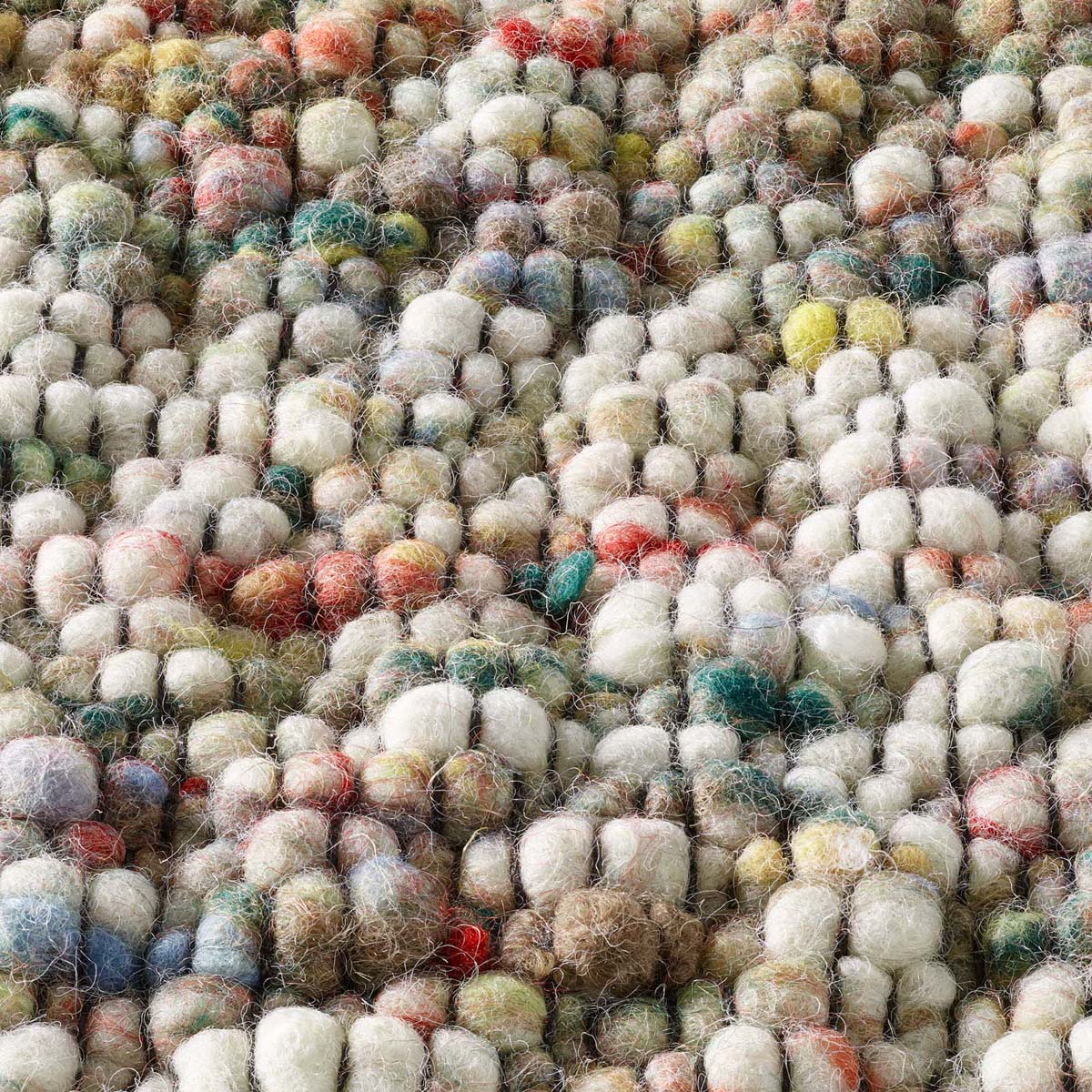 Dywan wełniany - Ursule multi - close up materiaal Dywan wełniany - Ursule multi - close up materiaal