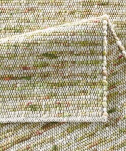 Dywan wełniany - Thora zielony - close up vouw, thumbnail Dywan wełniany - Thora zielony - close up vouw, thumbnail