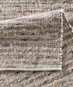 Dywan wełniany - Thora brązowo/szary - close up vouw, thumbnail