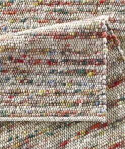 Dywan wełniany - Thora multi - close up vouw, thumbnail Dywan wełniany - Thora multi - close up vouw, thumbnail
