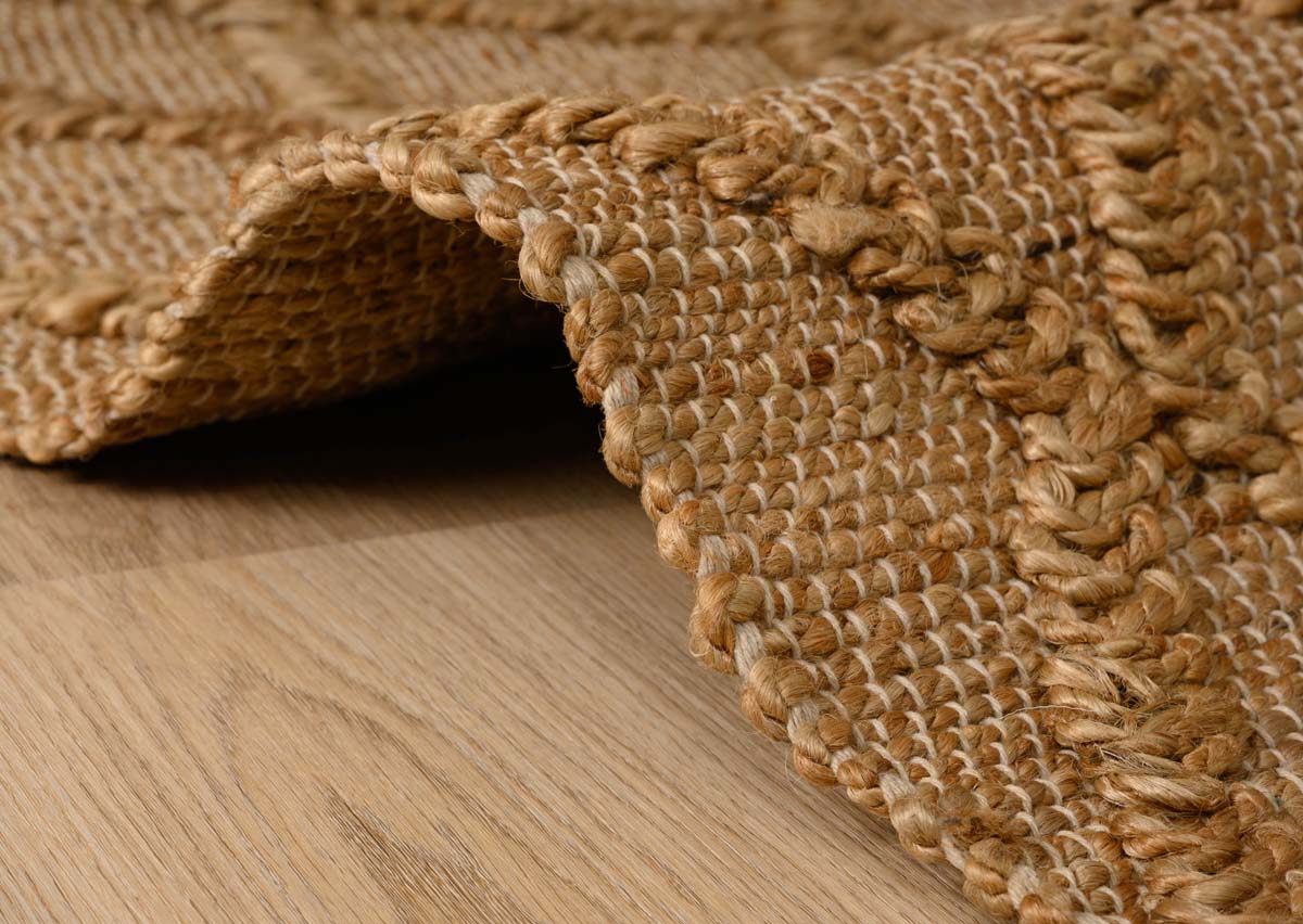Dywan w romby - Forde naturalne - close up Dywan w romby - Forde naturalne - close up