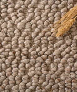 Dywan wełniany - Agder beżowy - close up materiaal, thumbnail Dywan wełniany - Agder beżowy - close up materiaal, thumbnail