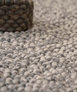 Dywan wełniany - Agder szary - close up materiaal, thumbnail Dywan wełniany - Agder szary - close up materiaal, thumbnail