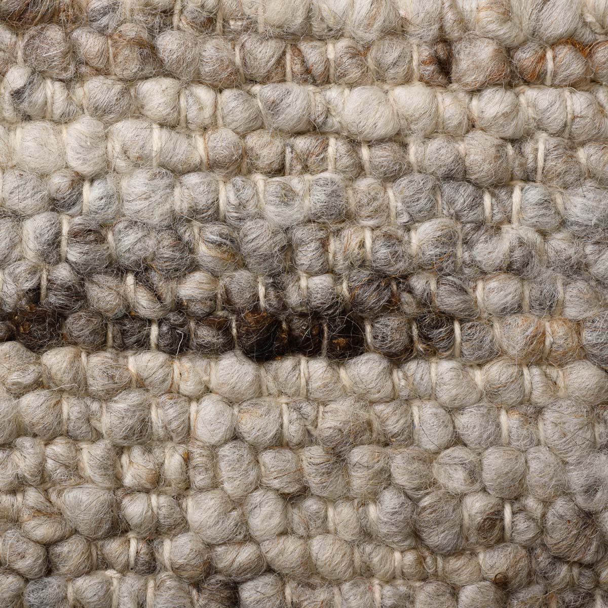 Dywan wełniany - Tinn szary - close up materiaal Dywan wełniany - Tinn szary - close up materiaal