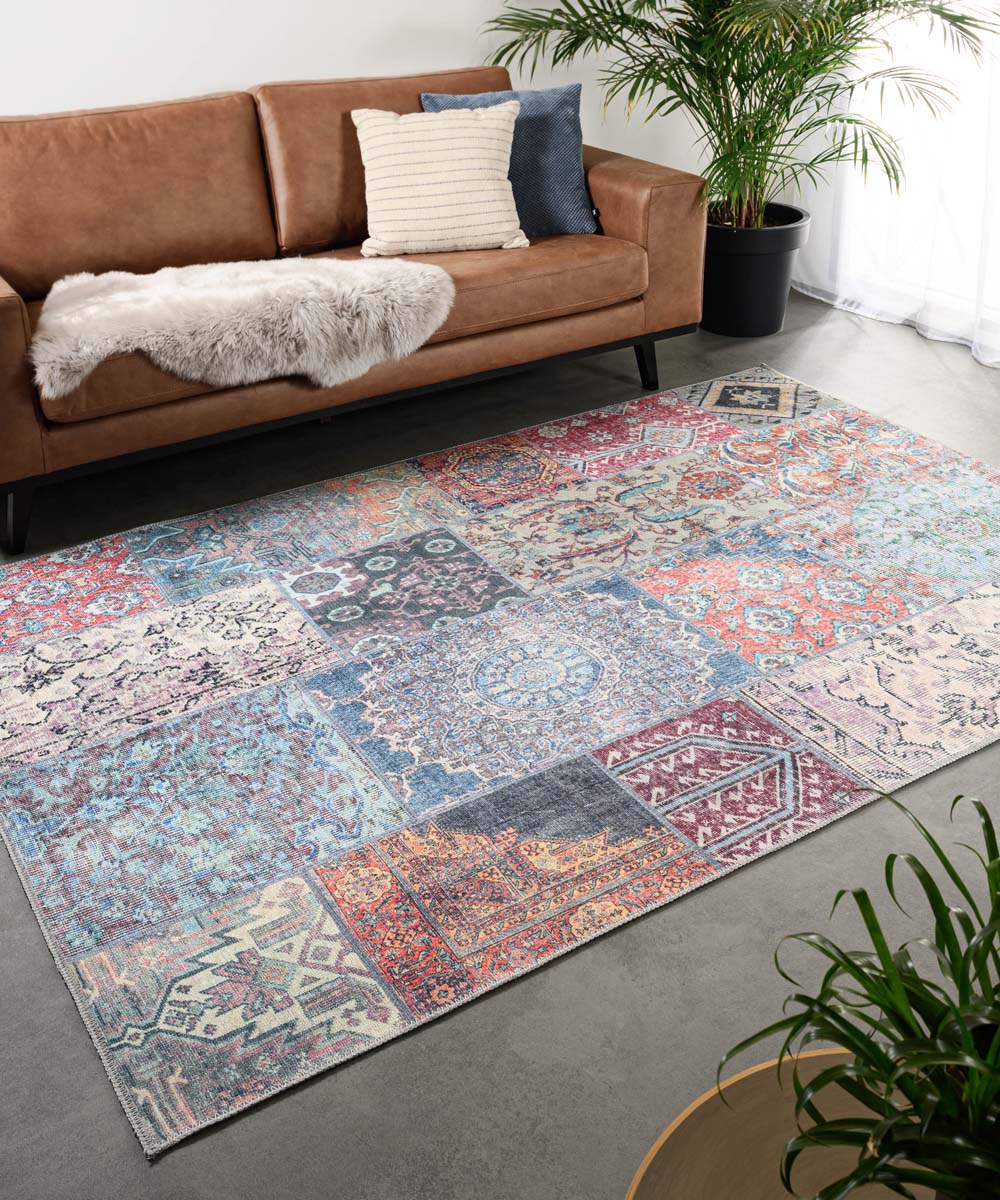 Dywan patchworkowy - Fade Dreamer multi - sfeer Dywan patchworkowy - Fade Dreamer multi - sfeer
