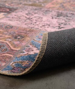 Dywan patchworkowy - Fade Dreamer fioletowy - close up vouw, thumbnail